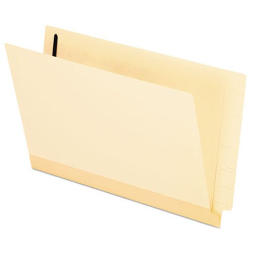 Pendaflex® Manila Laminated End Tab Fastener Folders, 11-pt Manila, 0.75" Expansion, 1 Fastener, Legal Size, Manila Exterior, 50/Box Item: PFX13210