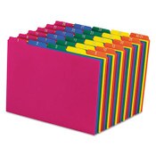 Pendaflex® Poly Top Tab File Guides, 1/5-Cut Top Tab, 1 to 30-31, 8.5 x 11, Assorted Colors, 31/Set Item: PFX40143