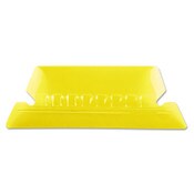 Pendaflex® Transparent Colored Tabs For Hanging File Folders, 1/5-Cut, Yellow, 2" Wide, 25/Pack Item: PFX42YEL