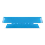 Pendaflex® Transparent Colored Tabs For Hanging File Folders, 1/3-Cut, Blue, 3.5" Wide, 25/Pack Item: PFX4312BLU