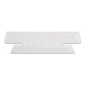 Pendaflex® Transparent Colored Tabs For Hanging File Folders, 1/3-Cut, Clear, 3.5" Wide, 25/Pack Item: PFX4312