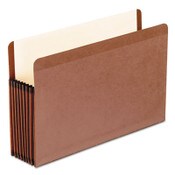 Pendaflex® Premium Reinforced Expanding File Pockets, 7" Expansion, Legal Size, Red Fiber, 5/Box Item: PFX45303