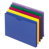 Pendaflex® Poly File Jackets, Straight Tab, Legal Size, Assorted Colors, 5/Pack Item: PFX50993
