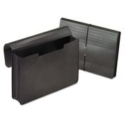 Pendaflex® Expanding Portfolio, 5.25" Expansion, 1 Section, Elastic Cord Closure, Legal Size, Black Item: PFX82014