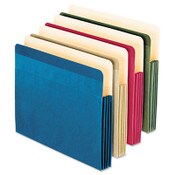 Pendaflex® Recycled Colored File Pocket, 3.5" Expansion, Letter Size, Assorted Colors, 4/Pack Item: PFX90164
