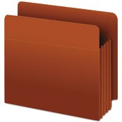 Pendaflex® Heavy-Duty End Tab File Pockets, 3.5" Expansion, Letter Size, Red Fiber, 10/Box Item: PFX95343