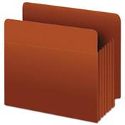Pendaflex® Heavy-Duty End Tab File Pockets, 5.25" Expansion, Letter Size, Red Fiber, 10/Box Item: PFX95363