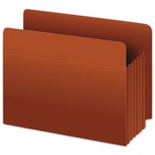Pendaflex® Heavy-Duty End Tab File Pockets, 3.5" Expansion, Legal Size, Red Fiber, 10/Box Item: PFX95545