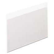 Pendaflex® Self-Adhesive Pockets, 3 x 5, Clear Front/White Backing, 100/Box Item: PFX99375