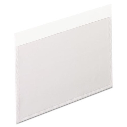 Pendaflex® Self-Adhesive Pockets, 3 x 5, Clear Front/White Backing, 100/Box Item: PFX99375