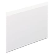 Pendaflex® Self-Adhesive Pockets, 4 x 6, Clear Front/White Backing, 100/Box Item: PFX99376