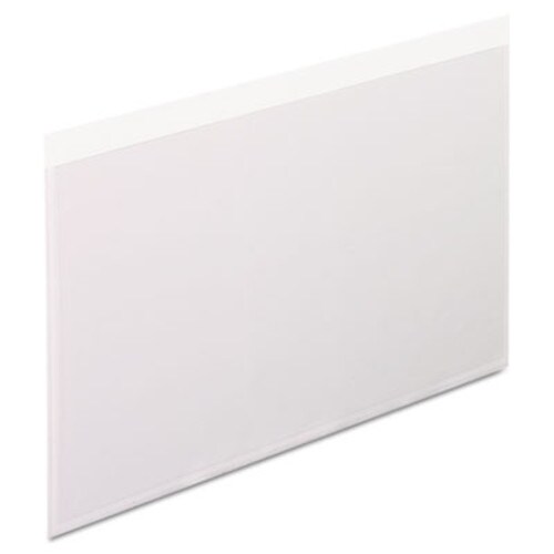 Pendaflex® Self-Adhesive Pockets, 5 x 8, Clear Front/White Backing, 100/Box Item: PFX99377