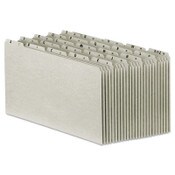 Pendaflex® Top Tab A-Z File Guides, 1/5-Cut Top Tab, A to Z, 8.5 x 14, Gray, 25/Set Item: PFXPN1025