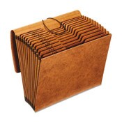 Pendaflex® Heavy-Duty Expanding File with Reinforced Flap, 12 Sections, Elastic Cord Closure, 1/3-Cut Tabs, Letter Size, Redrope Item: PFXR117MLHD