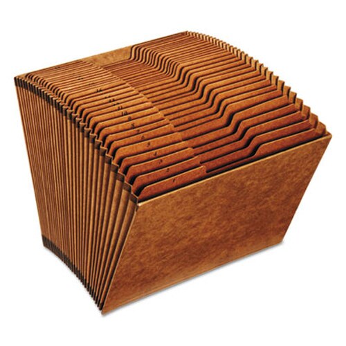 Pendaflex® Heavy-Duty Open-Top Expanding Stadium File, 31 Sections, 1/3-Cut Tabs, Letter Size, Redrope Item: PFXR217DHD