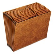 Pendaflex® Heavy-Duty Open-Top Expanding Stadium File, 12 Sections, 1/3-Cut Tabs, Letter Size, Redrope Item: PFXR217MHD
