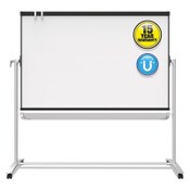 Quartet® Prestige 2 Mobile Presentation Easel, 6 ft x 4 ft, Silver/Graphite Item: QRTECM64P2