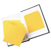 Quality Park™ Library Book Card Pockets with Ungummed Backs, A7, Cameo Buff, 250/Box Item: QUA62273