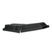 Rubbermaid® Commercial Hinged Dome Tilt Truck Lid, 34.14 x 69.66 x 8.4, Black Item: RCP1317BLA