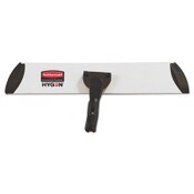 Rubbermaid® Commercial Executive Microfiber Single-Sided Flat Mop Frame, 3.5 W, 17 L, Black/Silver Item: RCP1863893