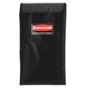Rubbermaid® Commercial 4 Bushel Collapsible X-Cart Bag for Rubbermaid Commercial 1881749 and 1881781, 5 cu ft, 22.08" x 15.33" x 27.33", Black Item: RCP1881782