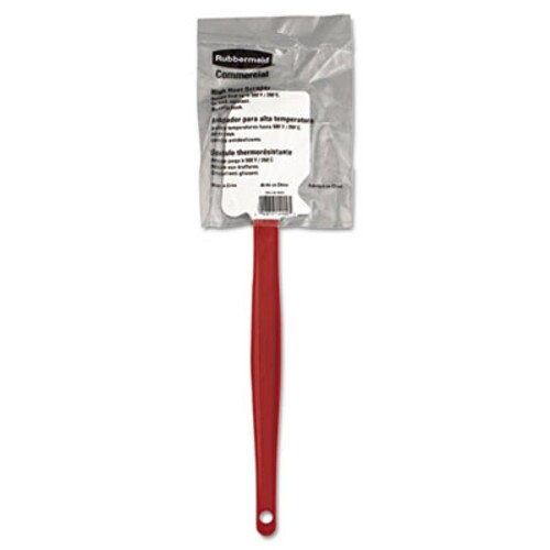 Rubbermaid® Commercial High-Heat Cook's Scraper, 13 1/2", Red/White Item: RCP1963RED