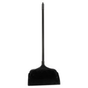 Rubbermaid® Commercial Lobby Pro Upright Dustpan with Wheels, 12.5w x 37h, Polypropylene with Vinyl Coat, Black Item: RCP253100BK