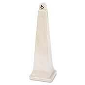 Rubbermaid® Commercial GroundsKeeper Cigarette Waste Collector, Pyramid, 1 gal, 12.25 x 39.75, Beige Item: RCP257088BG