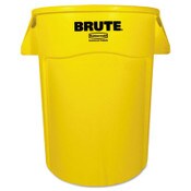 Rubbermaid® Commercial Vented Round Brute Container, 44 gal, Plastic, Yellow Item: RCP264360YEL