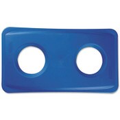 Rubbermaid® Commercial Lid for Slim Jim Bottle Recycling Container, 20.38w x 11.38d x 2.75h, Blue Item: RCP269288BE