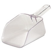 Rubbermaid® Commercial Bouncer Bar/Utility Scoop, 32oz, Clear Item: RCP2884CLE