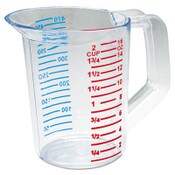 Rubbermaid® Commercial Bouncer Measuring Cup, 16 oz, Clear Item: RCP3215CLE