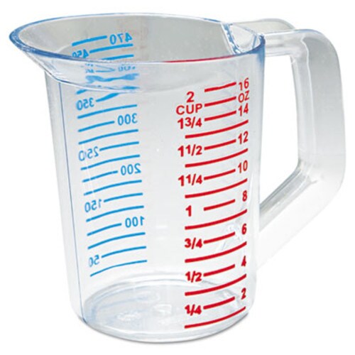 Rubbermaid® Commercial Bouncer Measuring Cup, 16 oz, Clear Item: RCP3215CLE