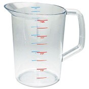 Rubbermaid® Commercial Bouncer Measuring Cup, 4 qt, Clear Item: RCP3218CLE