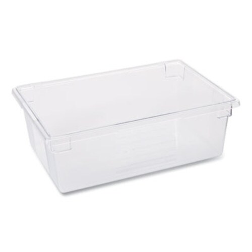 Rubbermaid® Commercial Food/Tote Boxes, 12.5 gal, 26 x 18 x 9, Clear, Plastic Item: RCP3300CLE