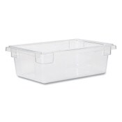 Rubbermaid® Commercial Food/Tote Boxes, 3.5 gal, 18 x 12 x 6, Clear, Plastic Item: RCP3309CLE