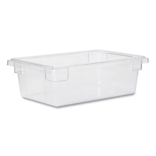 Rubbermaid® Commercial Food/Tote Boxes, 3.5 gal, 18 x 12 x 6, Clear, Plastic Item: RCP3309CLE
