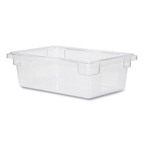 Rubbermaid® Commercial Food/Tote Boxes, 3.5 gal, 18 x 12 x 6, Clear, Plastic Item: RCP3309CLE