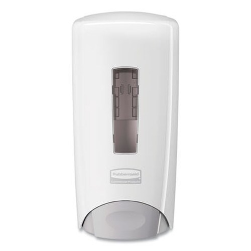 Rubbermaid® Commercial Flex Soap/Lotion/Sanitizer Dispenser, 1,300 mL, 5.62 x 3.5 x 11.62, White, 10/Carton Item: RCP3486591CT
