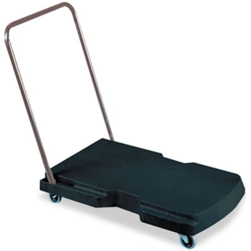 Rubbermaid® Commercial Utility-Duty Home/Office Cart, 250 lb Capacity, 20.5 x 32.5, Platform, Black Item: RCP440000