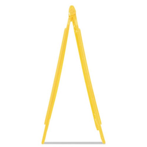 Rubbermaid® Commercial Multilingual "Caution" Floor Sign, 11 x 12 x 25, Bright Yellow Item: RCP611200YW