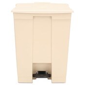 Rubbermaid® Commercial Legacy Step-On Receptacle, 18 gal, Polyethylene, Beige Item: RCP614500BG