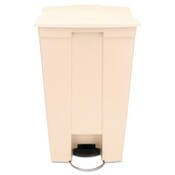Rubbermaid® Commercial Legacy Step-On Receptacle, 23 gal, Polyethylene, Beige Item: RCP614600BG
