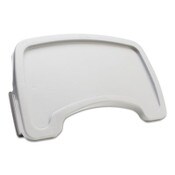 Rubbermaid® Commercial Sturdy Chair Microban Youth Seat Tray for Rubbermaid Commercial Youth Seats, 18.5 x 11.5 x 3.25, Plastic, Platinum Item: RCP781588PLA
