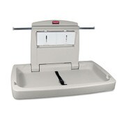Rubbermaid® Commercial Sturdy Station 2 Baby Changing Table, 33.5 x 21.5, Platinum Item: RCP781888