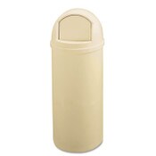 Rubbermaid® Commercial Marshal Classic Container, 25 gal, Plastic, Beige Item: RCP817088BG