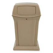 Rubbermaid® Commercial Ranger Fire-Safe Container, Two Doors, 45 gal, Structural Foam, Beige Item: RCP917188BG