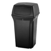Rubbermaid® Commercial Ranger Fire-Safe Container, 45 gal, Structural Foam, Black Item: RCP917188BLA