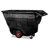 Rubbermaid® Commercial Structural Foam Tilt Truck, 202 gal, 1,250 lb Capacity, Plastic, Black Item: RCP9T15BLA