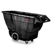 Rubbermaid® Commercial Structural Foam Tilt Truck, Rectangular, 2,100 lb Capacity, Black Item: RCP9T16BLA